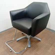 タカラベルモント STYLING SOFA II Morb ブラック シングルステップ ５本脚ベース 新品レザー張替済