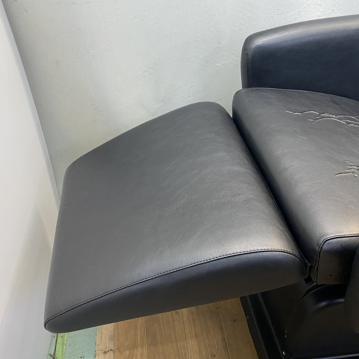 シート張替込）電動シャンプーチェア ALVIN-Sofa【レッグレスト連動