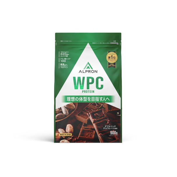 ALPRON WPC（ホエイプロテイン）ダブルリッチチョコレート風味 900g 1