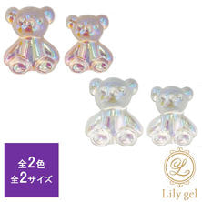 Lily gel オーロラくまちゃんパーツ 12個入り