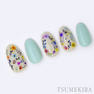 ツメキラ flicka nail arts プロデュース5 Watercolor garden 3