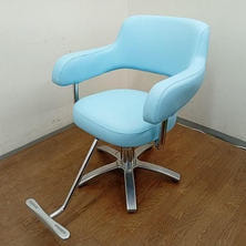 タカラベルモント Minamo ミナモ スカイブルー 新品レザー張替済