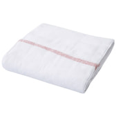赤線タオル 34×90cm 240匁 12枚入 ホワイト 赤線タオル 34×90cm 240匁 12枚入 ホワイト