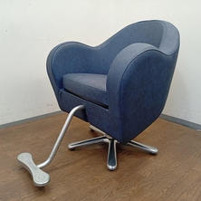 タカラベルモント KITA FLORE CALENDOLA カレンドラ ダークブルー 新品レザー張替済