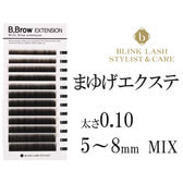 【BL】B.BROW Extension Black[太さ0.10][長さMIX]