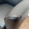 タカラベルモント STYLING SOFA II Morb ブラック アルミバー付 ５本脚ベース 新品レザー張替済 11