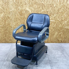 【中古】サンセイ　シャンプー椅子 『シャンプースター　レッグレスト固定』ブラック