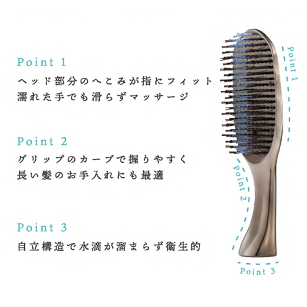 セレクタープロファイブ S-PRG イオンビューティックブラシ ブラック
