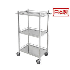 ビンテージ　ヤマギワで購入　イタリア製　ワゴン ステンレスコンパクトワゴンの卸・通販 | ビューティガレージ