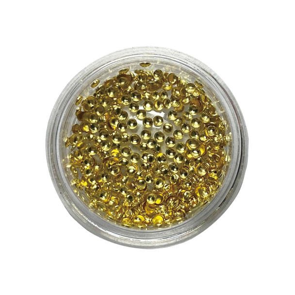 KiraNail（キラネイル）半球型スタッズ ゴールド 1.5mm 500個入 1