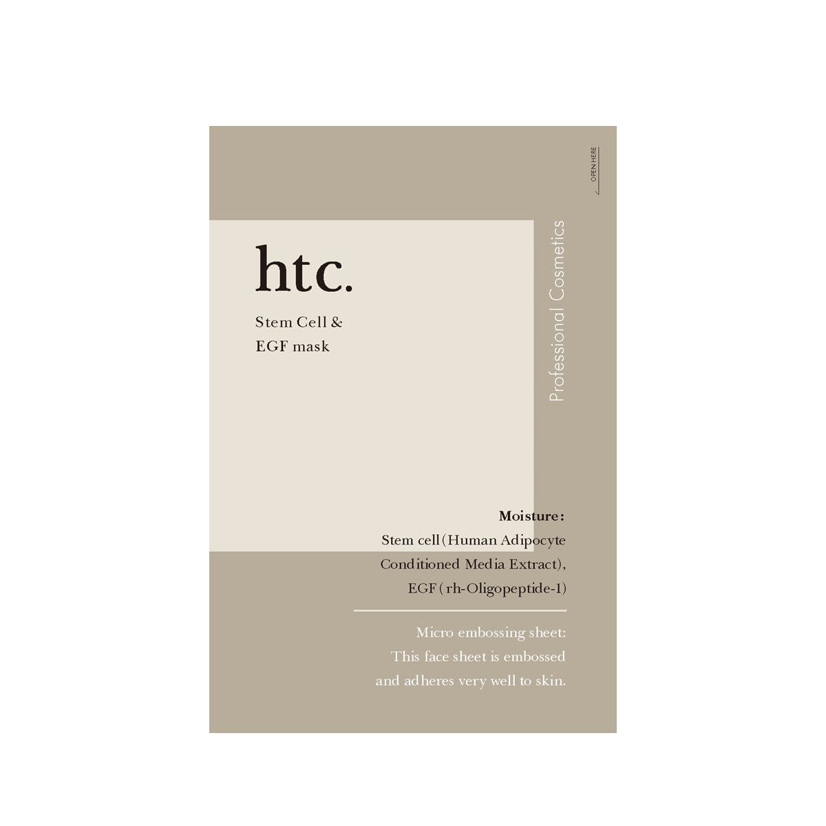 htc.（ヒト）ヒト幹細胞マスク 10枚 通販