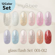 my&amp;bee グロスフラッシュシリーズ 全12色セット