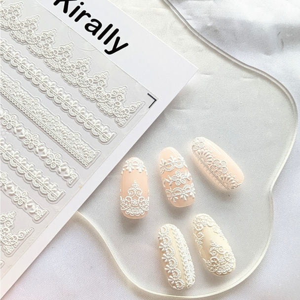 KiraNail Kirally NailSticker エンボスシール レース 1