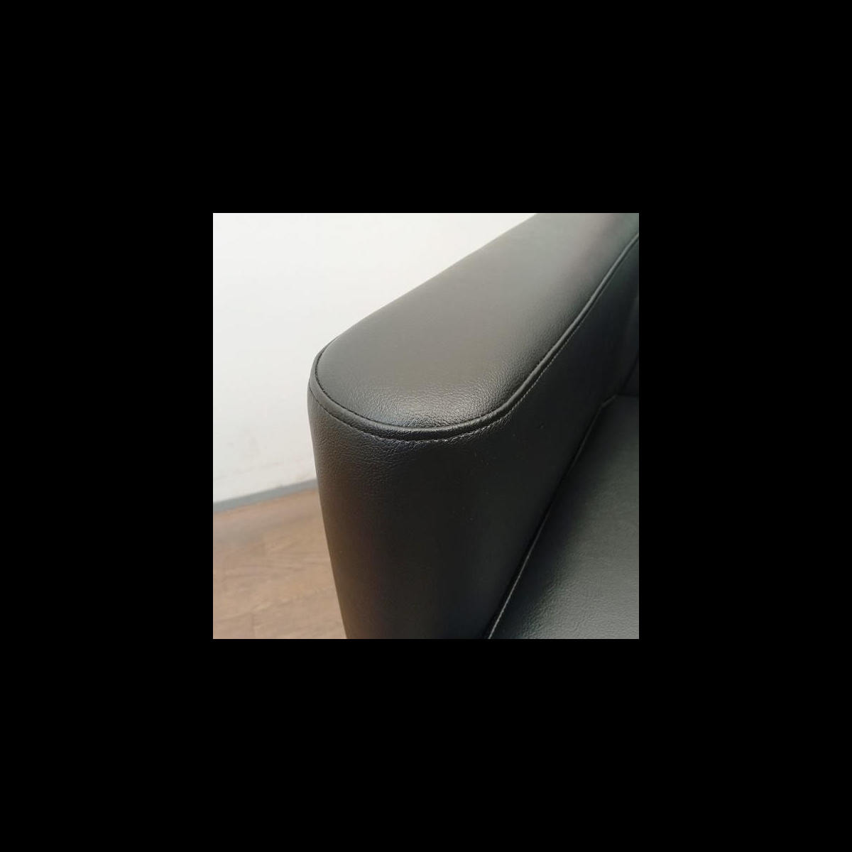 タカラベルモント Coff コフ ブラック アルミバー付 新品レザー張替済