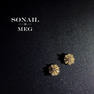SONAIL×MEG スノーフラワージルコニアビジュー ゴールド 2