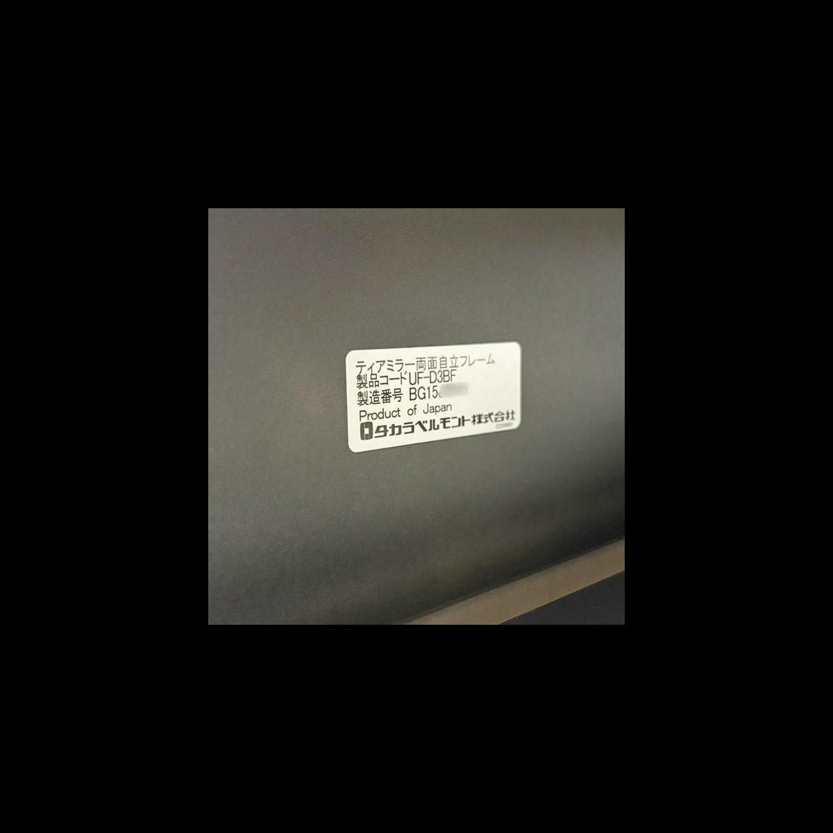 タカラベルモント 両面自立ドレッサー THEIA Mirror ティアミラー