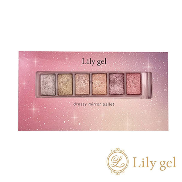 Lily gel ドレッシーミラーパレット 6色入り [FR00DMP] 1