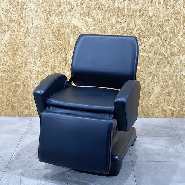 【中古】タカラベルモント　シャンプー椅子『FERIO STYLE（フェリオ　スタイル）レッグレストタイプ』ブラック 1