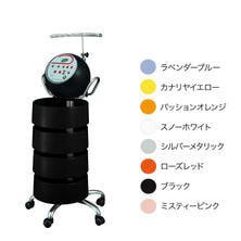 形状記憶デジタルパーマ機III AL キャスター付 キャスター＆トレー4段付き