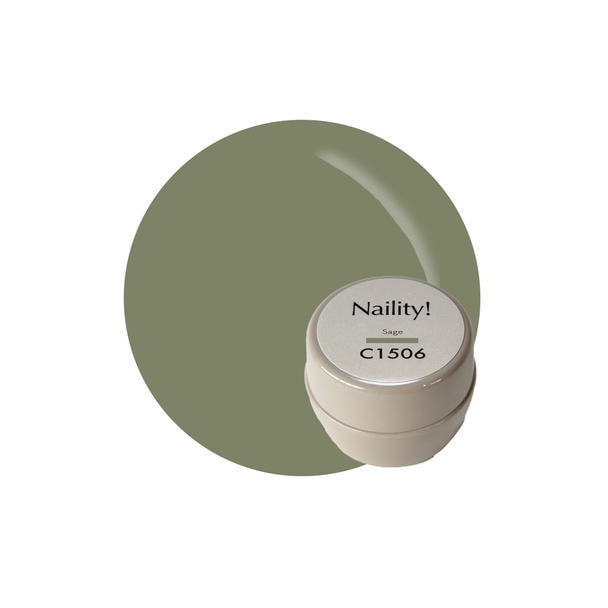 Naility！（ネイリティー）カラージェル コンテナタイプ C1506 セージ 1