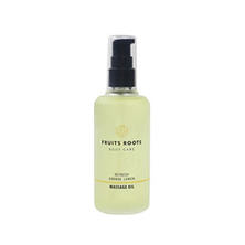 フルーツルーツ マッサージオイル オレンジ＆レモン（リフレッシュ）100ml【店販用】