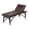 高級低反発木製折りたたみリクライニングベッド009SDX（ダークブラウン） 1