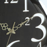 壁掛け時計 レトロ（56921）ブラウン 2