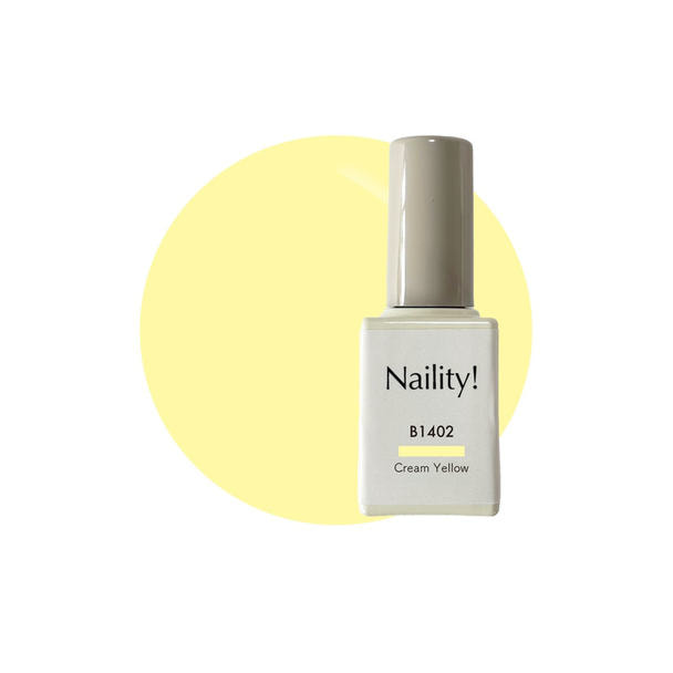 Naility！（ネイリティー）カラージェル ボトルタイプ B1402 クリームイエロー 1