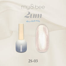 my&amp;bee 2&mu;mシルバーフラッシュマグ 2S-003
