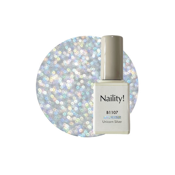 Naility！（ネイリティー）カラージェル ボトルタイプ B1107 ユニコーンシルバー 1