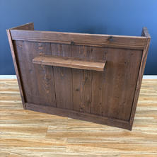 【中古】アンティークウッディカウンターW1200(日本製)【濃茶(こいちゃ)】 【中古】アンティークウッディカウンターW1200(日本製)【濃茶(こいちゃ)】