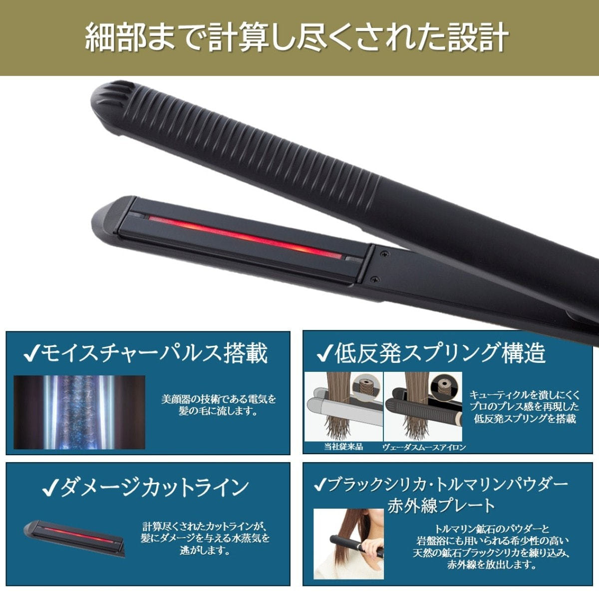 ヴェーダスムースアイロン プラス PSM250Bの卸・通販 | ビューティガレージ