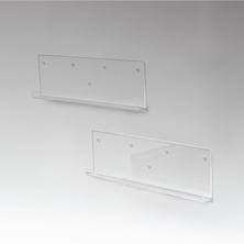 アクリリック ウォールシェルフ W60浅型2個組(23407) アクリリック ウォールシェルフ W60浅型2個組(23407)