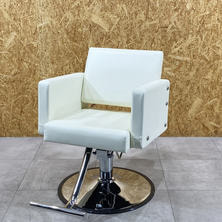 【中古】ビューティガレージ　スタイリングチェア 『HD-059 /HD-1M』アイボリー