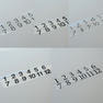Diamond No.1-12 ワンカラットカッティングシート(12枚セット) 2