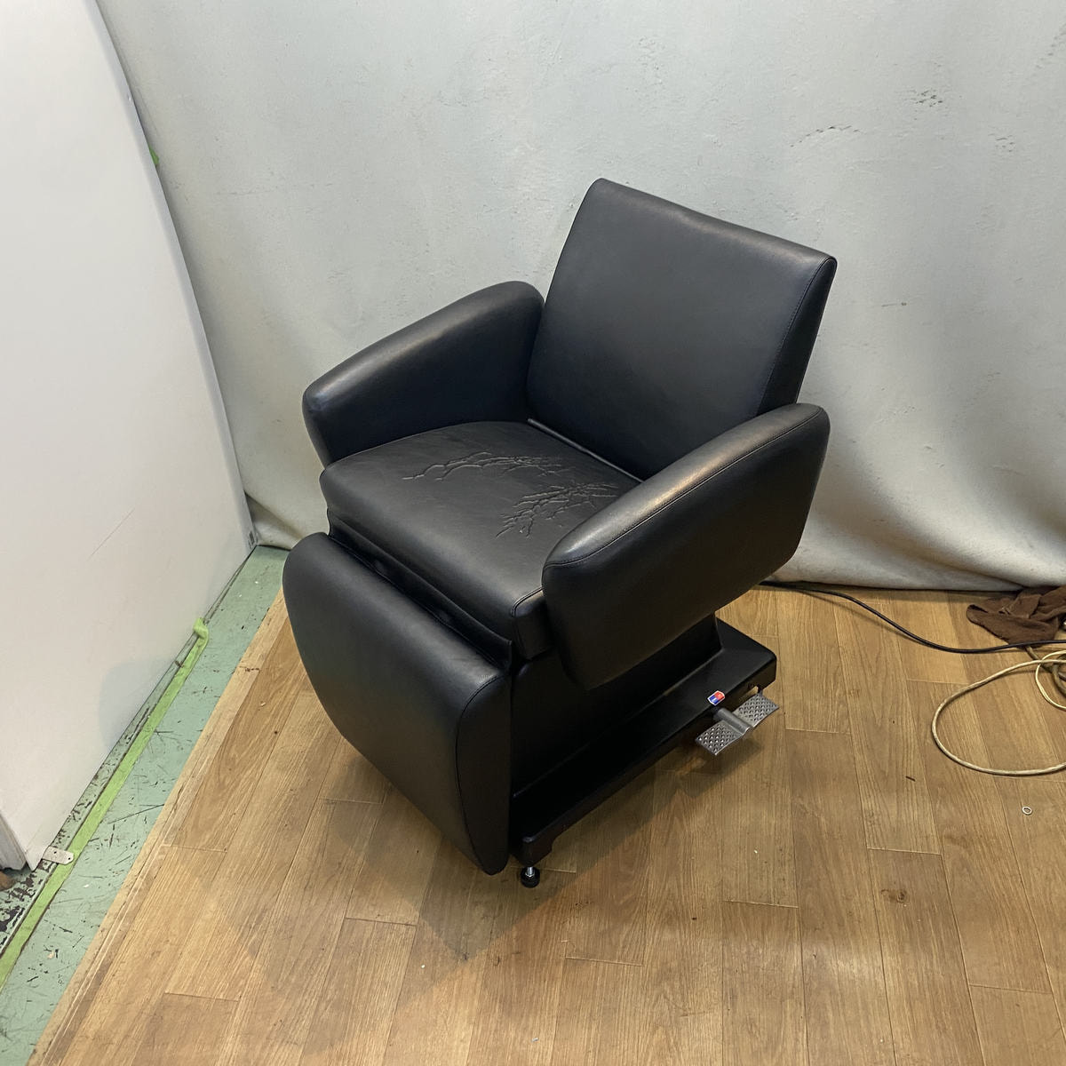 シート張替込）電動シャンプーチェア ALVIN-Sofa【レッグレスト連動