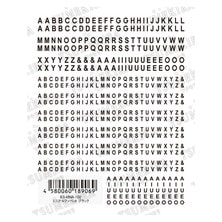 ツメキラ 【es】 ミニアルファベット ブラック ES-MNA-102