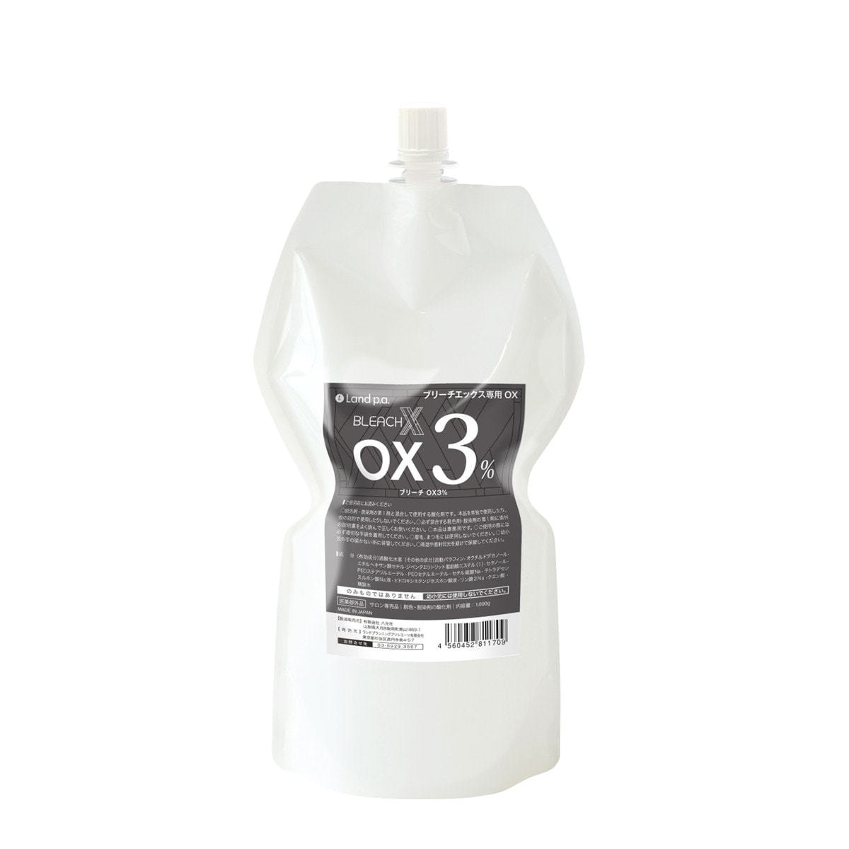 ブリーチ剤 ブリーチ X(エックス) OX 6% 1000ml【医薬部外品】の卸・通販