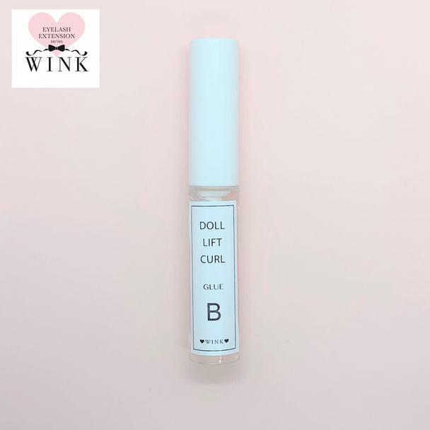 【WINK】まつ毛カール用透明グルーB 5ml