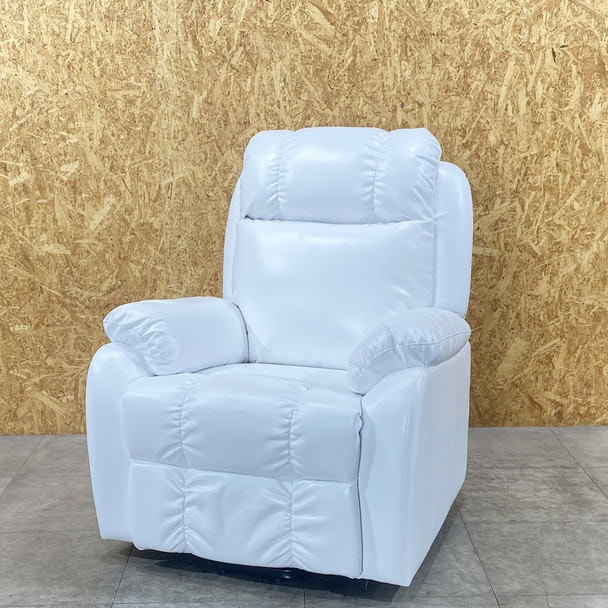 電動ラウンジチェア SHIFFON（シフォン） ホワイト 電動ラウンジチェア