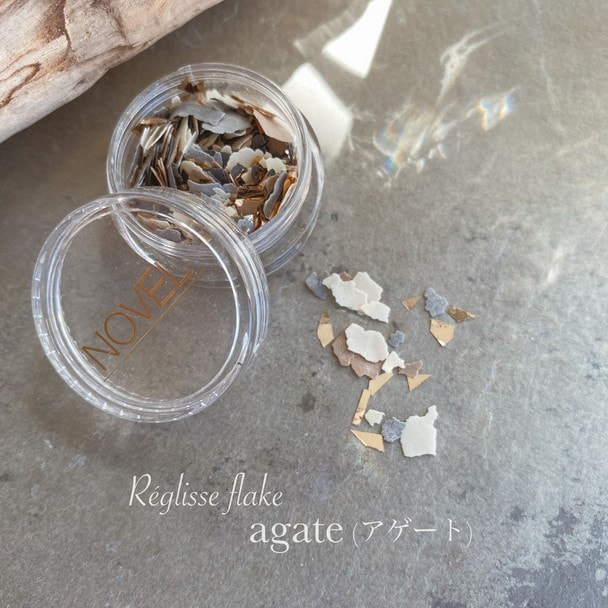 NOVEL（ノヴェル）Réglisse flake（agate） 1