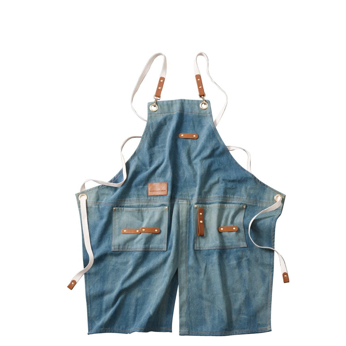 デニムエプロン ブルーの卸・通販 | ビューティガレージ