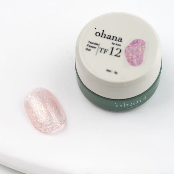 `ohana トゥインクルフラワージェル TF12 コーラル