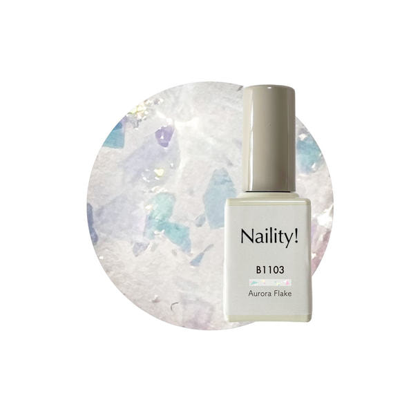 Naility！（ネイリティー）カラージェル ボトルタイプ B1103 オーロラフレーク 1