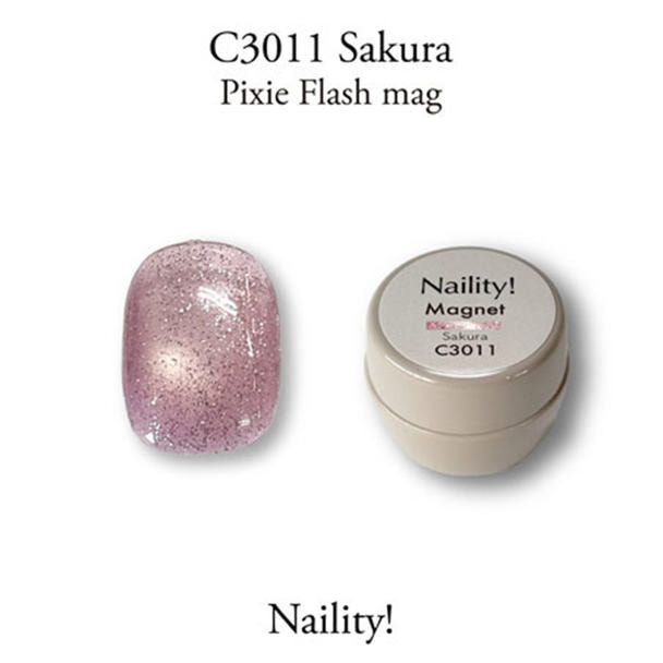 Naility!(ネイリティー)ピクシーフラッシュマグコンテナタイプ C3011 サクラ 1