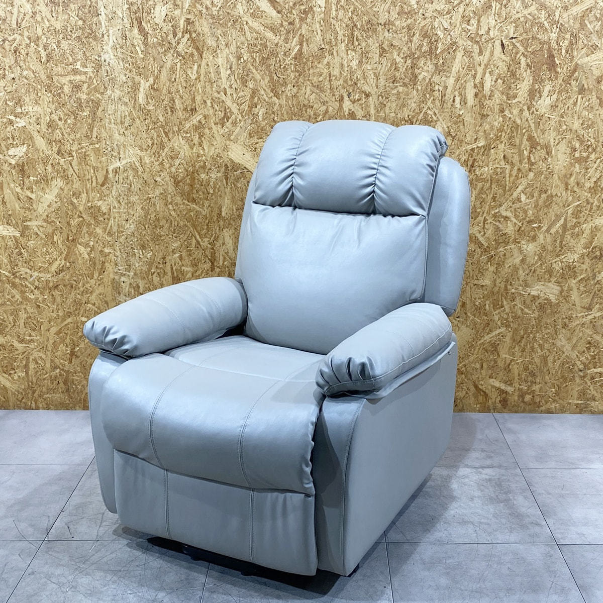 ☆anko☆電動リクライニングチェア/シフォンジュニア/グレージュ 電動