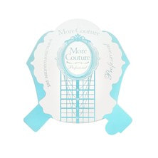 モアクチュール ネイルフォームb ブルー500枚