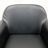 タカラベルモント STYLING SOFA TYPE B スタイリングソファ タイプB ブラック アルミバー付 丸ベース 新品レザー張替済 5