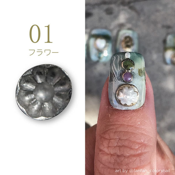 TOY’s × COLORS NAIL スタンピー フラワー