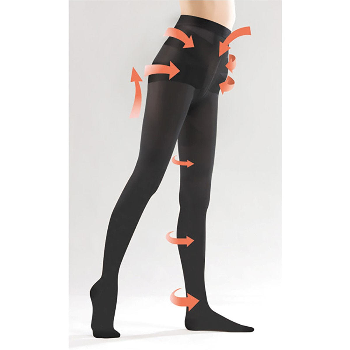 ダイアナ ピュアグランデ マイナスイオン サポートタイツ Lサイズ